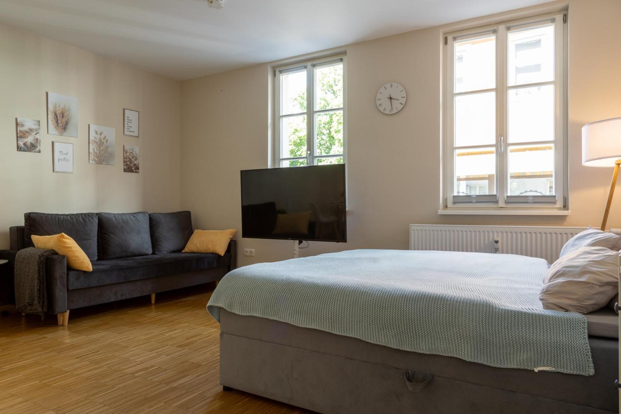 Ein Gemuetliches Studio Mit Netflix Im Zentrum Bahnhofsnaehe Coburg Exterior photo